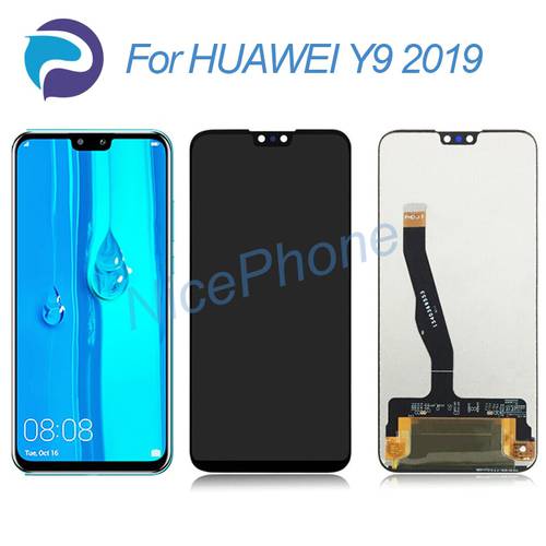 for HUAWEI Y9 2019 LCD Screen + Touch Digitizer Display 2340*1080 JKM-LX1/2/3, JKM-AL00/a/b, JKM-TL00 Y9 2019 LCD Screen display