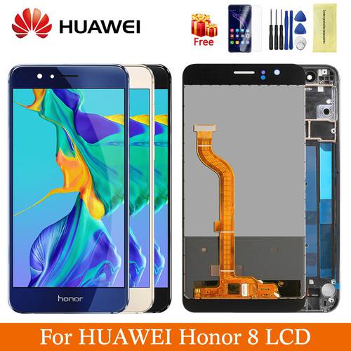 5.2&39&39 Display Screen for Honor 8 Lcd Display Touch Screen Digitizer Assembly With Frame for Huawei Honor8 FRD-L19 L14 L04 AL00