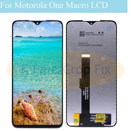 6.2 Inch For Motorola Moto One Macro LCD Display Touch Glass Sensor Screen Digitizer Assembly for xt2016-2 lcd With tools