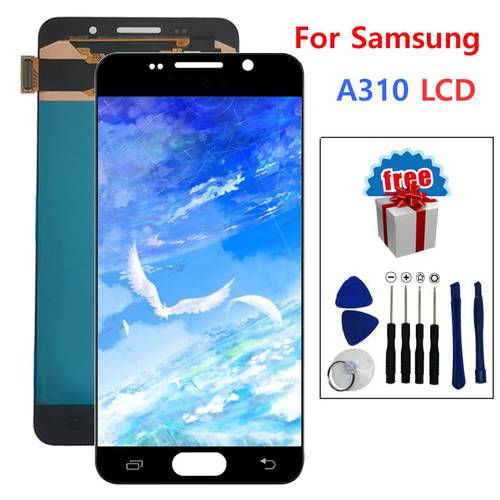 4.7&39&39 Original Display For Samsung Galaxy A3 2016 A310 A310F SM-A310F LCD Display With Touch Screen Digitizer Assembly