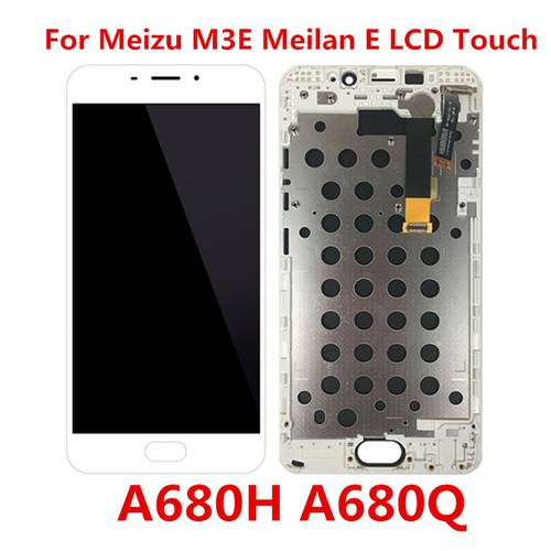 5.5 inch For Meizu M3E Meilan E A680Q LCD Screen Display+Touch Screen Panel Digitizer With Frame M3E Meilan E A680H