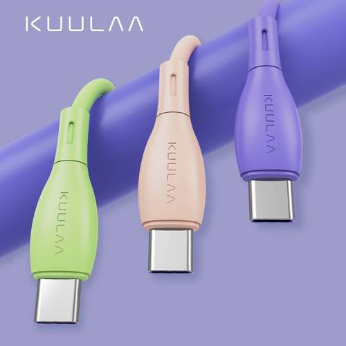 KUULAA USB Type C Cable For Samsung Xiaomi mi 3A Fast Charging USB-C Cable Mobile Phone Charger USBC Type-C Data Wire Cord
