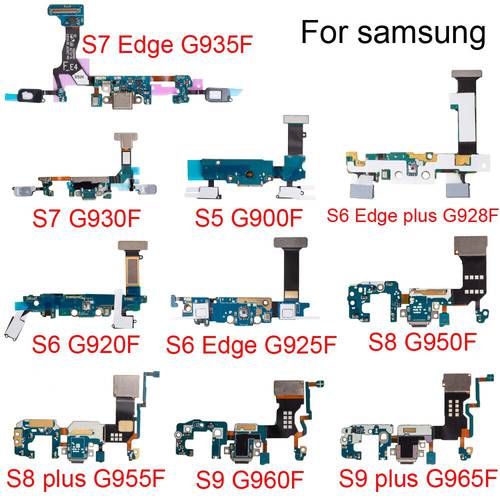 USB Charging Port Flex For Samsung S5 S6 S7Edge S8 S9 S10 lite S20 Plus Ultra G920F G925F G928F G930F G935F G950F G955F G960F