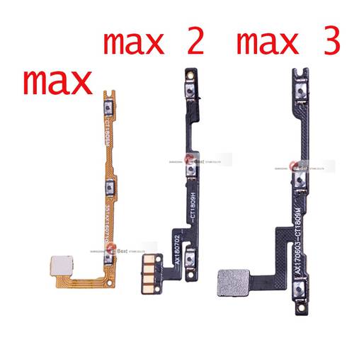1pcs New Power On/Off Key & Volume Side Button Flex Cable for Xiaomi Max Mi Max 2 max 3 Repair Parts