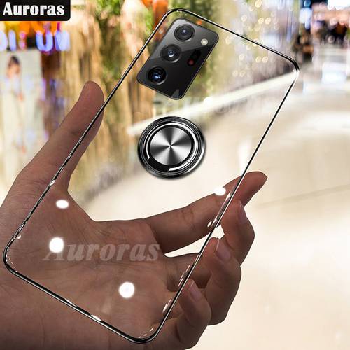 Aurora For Samsung Note 20 Ultra Case Anti-fall Clear Case Shockproof With Ring Soft Cover For Samsung Galaxy Note 20 S20FE Case