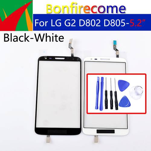 Touchscreen For LG G2 D802 D805 Touch Screen Digitizer LCD Display Front Glass Panel Sensor Replacement 5.2 inch