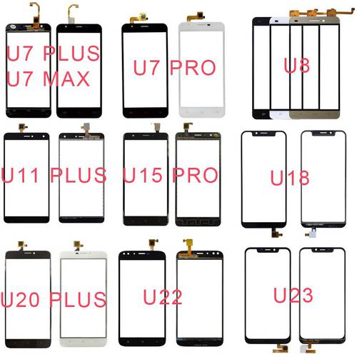 Phone Touchscreen For Oukitel U7 PLUS/MAX/PRO U11 PLUS U15 PRO U20 PLUS U22 U23 Glass Panel Digitizer Sensor no LCD