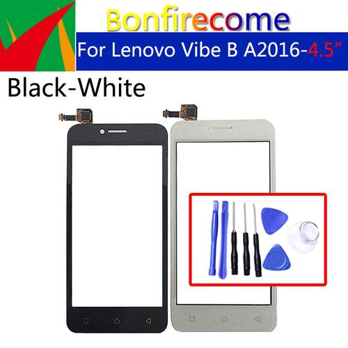 Touchscreen For Lenovo Vibe B A2016a40 A2016 Touch Screen Digitizer LCD Display Front Glass Panel Sensor Replacement 4.5 inch