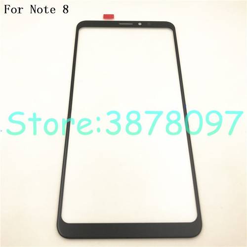 Top Quality 6.0 inches Glass Screen For Meizu Note 8 M822H Glass Lens Outer Front Panel ( Not touch screen Sensor)