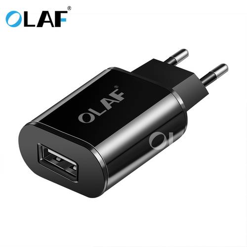 OLAF 5V 2A USB Charger for iPhone X 8 7 iPad Air Fast Wall Charger EU Adapter for Samsung S9 Xiaomi Mi6 Mi5 Mobile Phone Charger