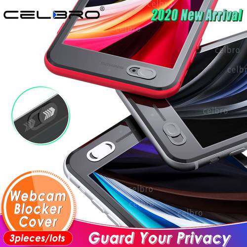 Phone Notebook Camera Cover Shutter Magnet Slider Plastic WebCam For IPhone PC IPad Tablet Laptop Camera Hider Privacy Sticker