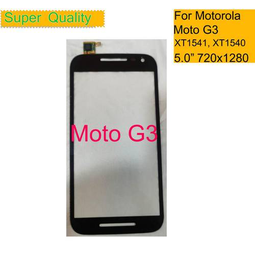 10Pcs/Lot For Motorola Moto G3 Touch Moto G (3rd gen) XT1541 XT1540 XT1548 Touch Screen Digitizer Front Glass Panel Sensor