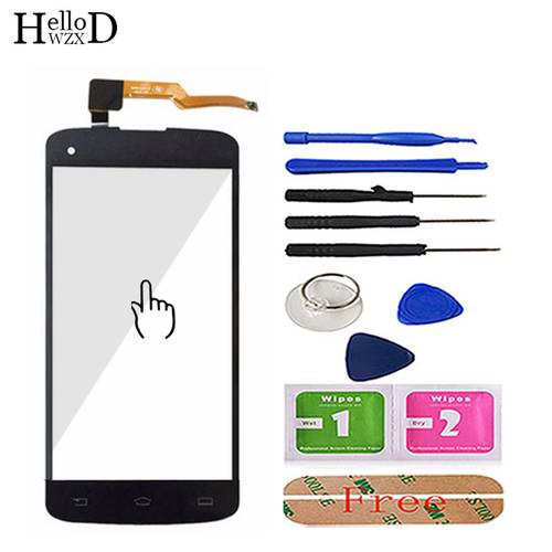 Mobile Phone Touch Glass For Philips i908 Touch Screen Front Glass For Philips Xenium i908 Digitizer Panel Lens Sensor 3M Glue
