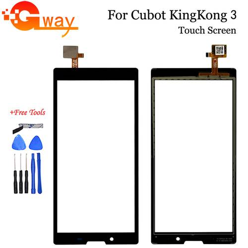 For Cubot King Kong 3 Touch Screen Glass Digitizer Front Glass Parts For KingKong3/ King Kong3/KingKong 3 Touch Panel +Tools