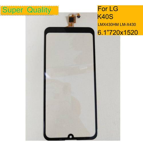 10Pcs/Lot For LG K40S LMX430HM LM-X430 Touch Screen Panel Sensor Digitizer Front Glass Outer Lens K40S With OCA Replacement