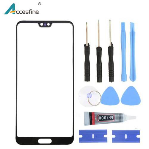 Original Replacement LCD Front Touch Screen Outer Glass Lens Panel For Huawei P30 Pro P30 lite P20 Pro Repair kit+B7000 Glue