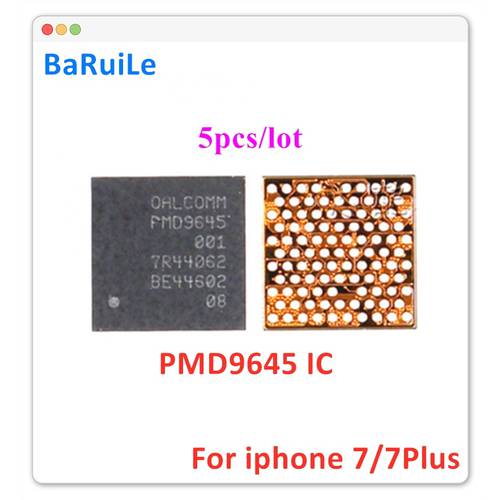 BaRuiLe 5pcs BBPMU_RF PMD9645 Chip For iphone 7 7plus BBMPU baseband Small Power Management IC For Qualcomm Version Repair Part