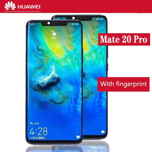 Original 6.39&39&39 Display fingerprint Replacement for Huawei mate20 Mate 20 Pro LCD Touch Screen LYA-L29 Digitizer Assembly