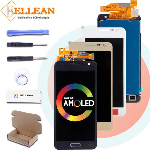 Promotion Catteny For Samsung A3 2015 LCD A300F Touch Screen Digitizer A300 Display Assembly Free Shipping