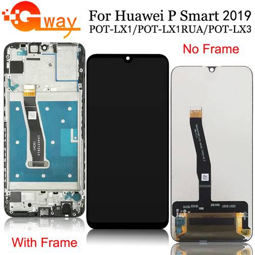 Original Tested LCD For Huawei P Smart 2019 LCD With Frame LCD Screen Display For P Smart 2019 LCD Screen POT-LX1 L21 10 Touch