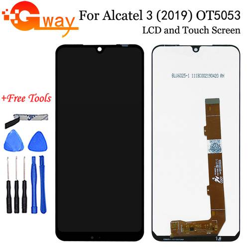 For Alcatel 3 2019 LCD 5053K 5053A 5053Y 5053D LCD Display Screen Touch Digitizer Alcatel 3L 2019 OT5039 5039 Display Screen