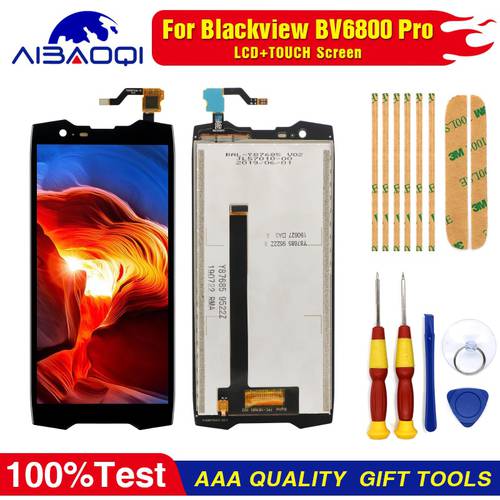 New Original For Blackview BV6800 BV6800 Pro Lcd Display With Touch Screen Digitizer Assembly+Tool + 3M Adhesive