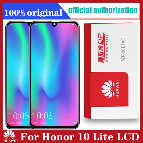 For Huawei Honor 10 Lite LCD Display Digitizer Assembly Touch Screen with Frame Global Version 6.21 HRY-LX1 HRY-LX2 HRY-L21