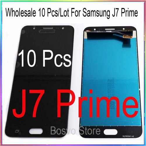 Wholesale 10 pieces/lot For Samsung j7 prime lcd display screen with touch digitizer assembly G610 G610F G610M