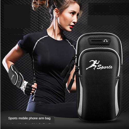 Running Sports Phone Case For Airpods Pro For IPhone 14 14pro max Samsung S22 S23 S21 Ultra Double Zipper Wrist Arm Band Bag