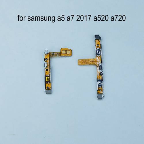 For Samsung Galaxy A5 2017 A520 A520F A7 2017 A720 A720F Original Phone Housing Power Volume Button On Off Key Flex Cable