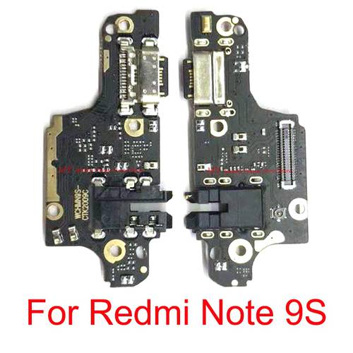 USB Charging Dock Board Port Flex Cable For Xiaomi Redmi Note 9S Charger Port Dock Connector Board Flex Cable For Redmi Note9S