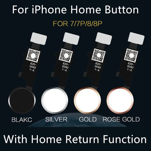 For iPhone 7 8 Universal Home Button Flex With Cable Return Home Function For iPhone 7 Plus 8Plus