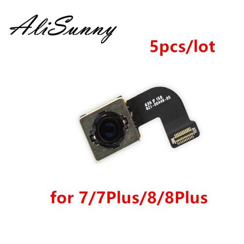 AliSunny 5pcs Back Camera Flex Cable for iPhone 7 8 Plus Big Rear Camera Cam Ribbon Replacement Parts