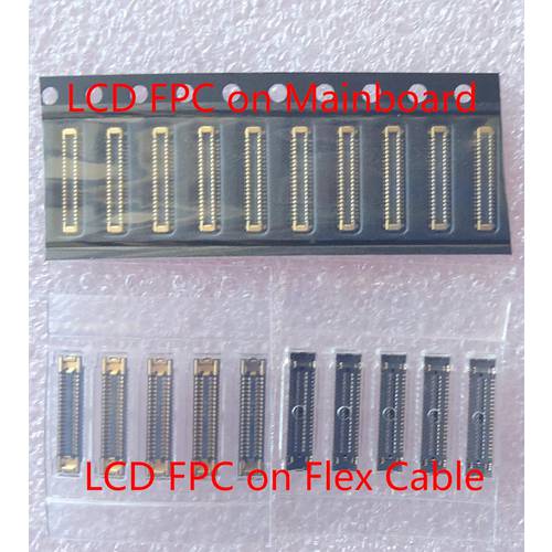 10PCS Original LCD Display FPC Connector For Samsung A10 A10S A12 A20 A20E A20S A30 A30S A31 A40 A40S A50 A50S A70 on Board/Flex