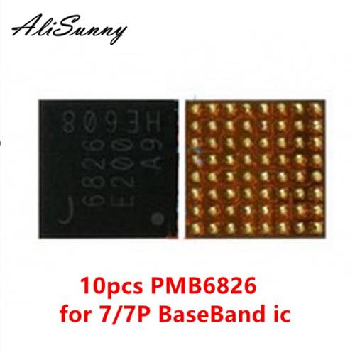 AliSunny 10pcs PMB6826 6826 for iPhone 7 7Plus BaseBand PMIC Power ic Chip Intel BBPMU_RF Replacement Parts