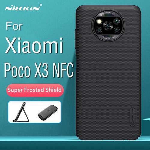 For Xiaomi Poco X3 Pro Case NILLKIN Super Frosted Shield Hard PC Phone Cases For Xiaomi Poco X3 NFC Cover