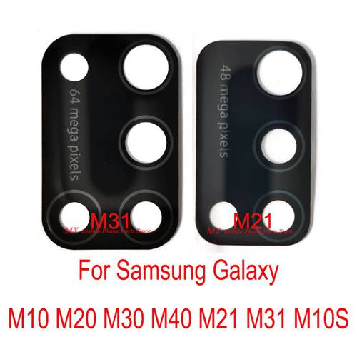 10 PCS New Back Rear Camera Lens Glass Cover Spare Part For Samsung Galaxy M10 M20 M30 M40 M21 M31 M10S Main Camera Lens Glass