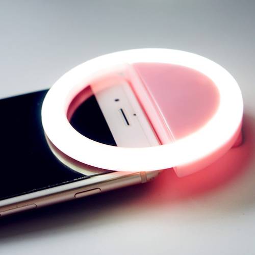 Light Ring For Mobile Lens Selfie Lamp Flash Backlight Selfie Light LED Luminous Clip Lamp Photography Video Makeup Ringlight