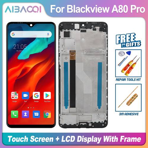 New Touch Screen+LCD Display+Frame Replacement For Blackview A20 A20 Pro A60 A60 Pro A70 A80 A80 Pro A80 Plus Phone