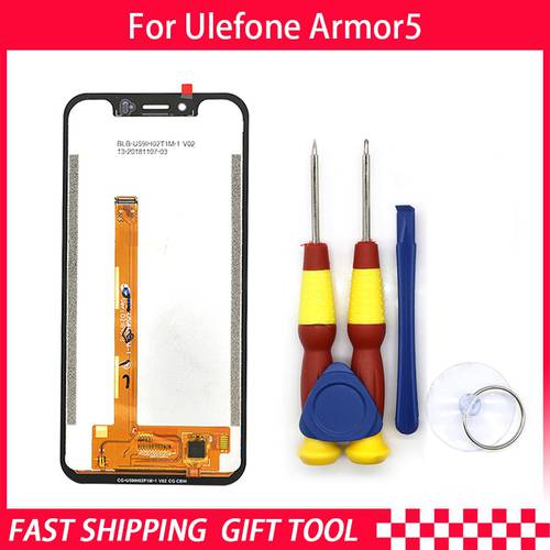 New Original Touch Screen LCD Display For Ulefone Armor 5 Replacement Parts