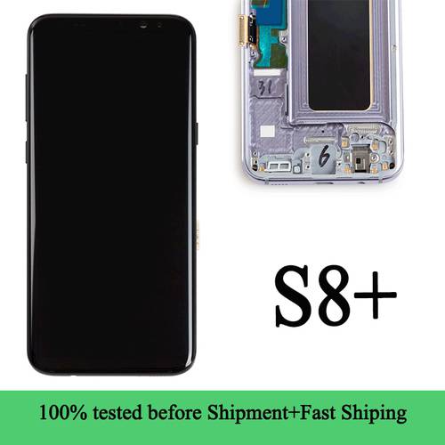 Wholesale Price Lcd For Samsung S8 Plus Display Original G955F With Frame Touch Display For Samsung S8 Plus Screen Pantalla