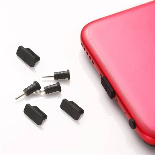 10 Pairs Type C Phone Dust Plug Set USB Type-C Port and 3.5mm Earphone Jack Plug For Samsung Galaxy S8 S9 Plus Huawei P10 P20