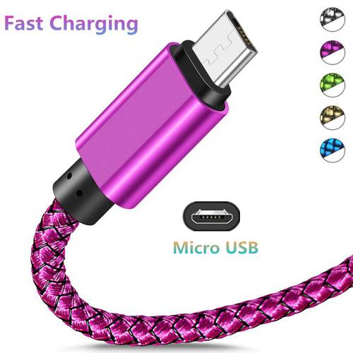 Fast Charging for Huawei P Smart 2019 Honor 10 lite 8C 8X Micro USB Charging Cable for Htc Desire 12 plus LG X Power 2 V8 Wire