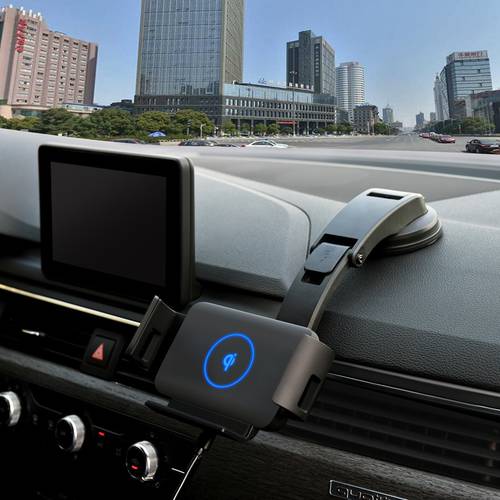 Car Wireless Charger 15W Auto Clamping Phone Mount Holder for Samsung Galaxy Fold Z 3 2 iPhone 13 12 Pro Max Huawei Mate X