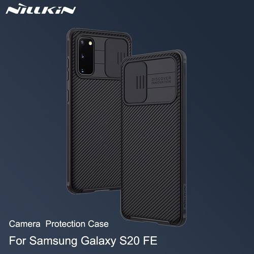 Camera Protection Case For Samsung Galaxy S20 FE Cover Samsung S20 Fan Edition 2020 NILLKIN CamShield Slide Cover Protect Lens