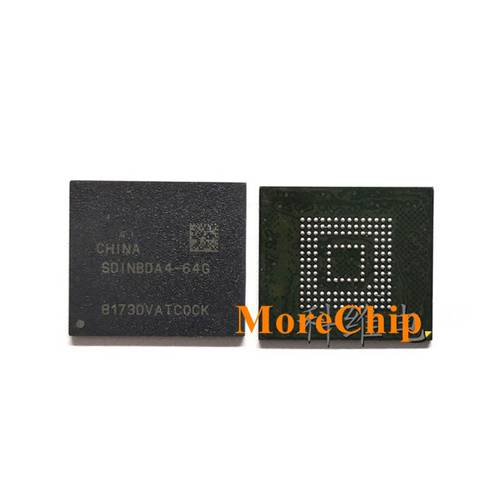 SDINBDA4-64G eMMC BGA153 64GB Phone Nand Flash Memory IC Storage Chip Soldered Ball Pins 2pcs/lot
