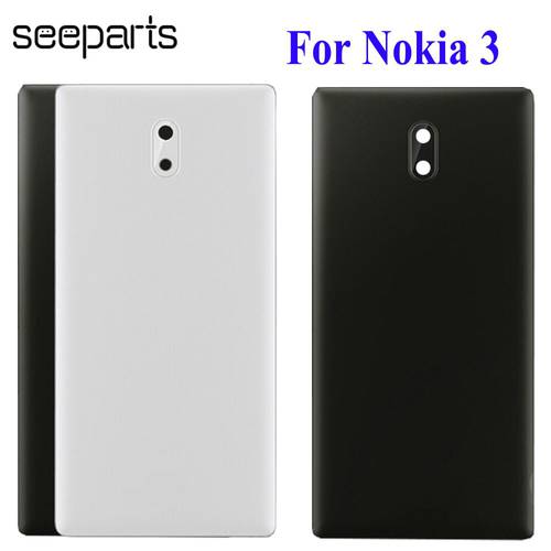 For Nokia 3 Battery Cover TA-1032 Back Housing Case For Nokia 3 Rear Door Glass Panel For Nokia 3 Battery Cover