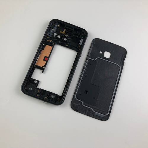Housing For Samsung Galaxy Xcover 4 G390 SM-G390F Middle Frame Plate+Battery Cover Back Case Waterproof ring Repair Parts Cover