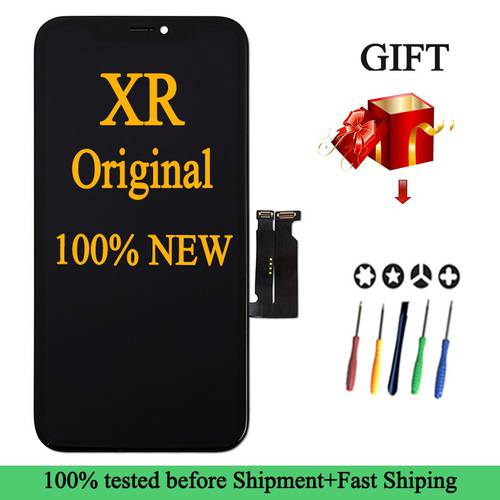 Factory Wholesale 100% New Lcd for iPhone XR Display Screen Touch With Metal Factory Display For iPhone XR Lcd touch Screen