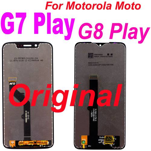 For Motorola Moto G7 Play XT1952 LCD Display G8 Play XT2015 XT2015-2 LCD Touch Screen Sensor Digiziter Assembly G8PLAY Replace